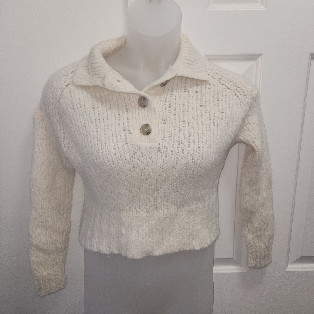Everlane Henley  Women's Sweater Size XS